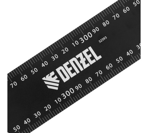 Угольник, 400 х 600 мм, алюминиевый, лазерная гравировка Denzel