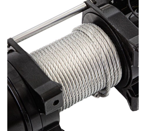 Лебедка автомобильная электрическая LB-3000.3.6 т, 3.4 кВт, 12 В Denzel