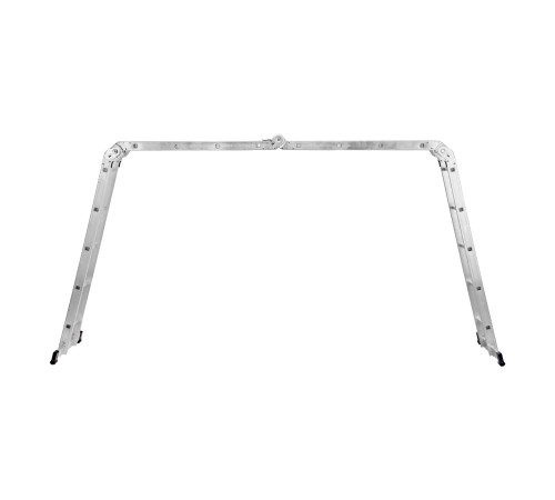 Лестница шарнирная алюминиевая, 2 х 4 + 2 х 5, Сибртех