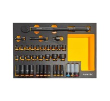 RUNTEC RT-IST1E36F Набор с динамометрическим ключом и ударными головками RUNTEC 1/2", 8-32 мм, CrMo в ложементе EVA, 36 предметов