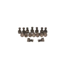 Набор фрез круглых (16 шт) 12 мм по цементу для машин мозаично-шлифовальных GM