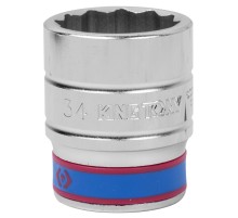 Головка торцевая стандартная двенадцатигранная 3/4", 34 мм KING TONY 633034M