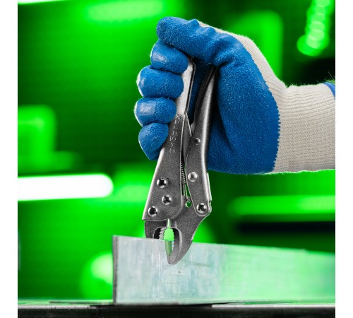 Зажим ручной, полукруглый захват, 180 мм Сибртех