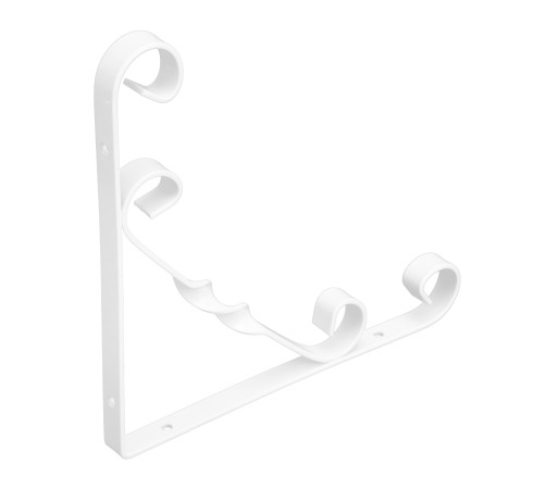 Кронштейн декоративный, 200 х 200 мм, белый Сибртех
