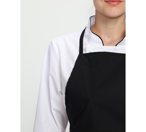 Костюм женский повара Гурман (тк.ТиСи), белый/черный