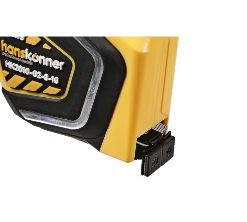 Рулетка 3x19мм, автостоп, двухстор., нейлон, супермощный магнит, Hanskonner Рулетка 3x19мм, автостоп, двухстор., нейлон, супермощный магнит, Hanskonner