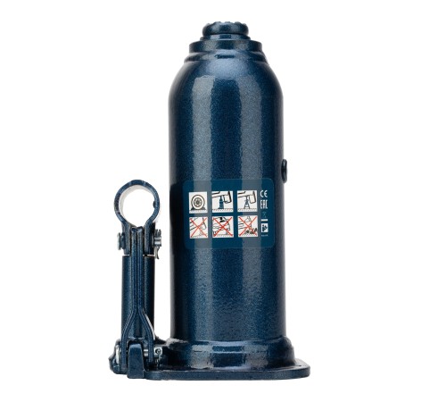 Домкрат гидравлический бутылочный, 5 т, h подъема 207-404 мм, в пластиковом кейсе Stels