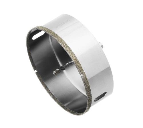 Сверло алмазное по керамограниту, 120 х 67 мм, трехгранный хвостовик Matrix