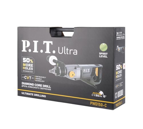 Дрель алмазного сверления сетевая P.I.T. ULTRA PWD150-C