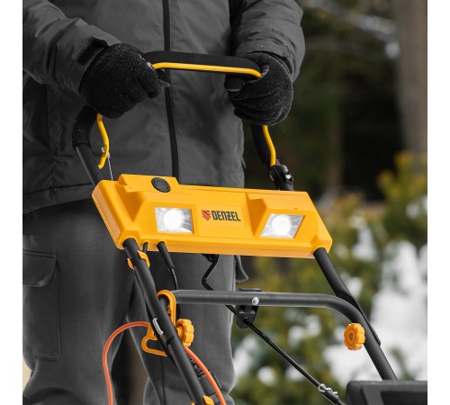 Электрическая снегоуборочная машина ESB-460, 2 кВт// Denzel