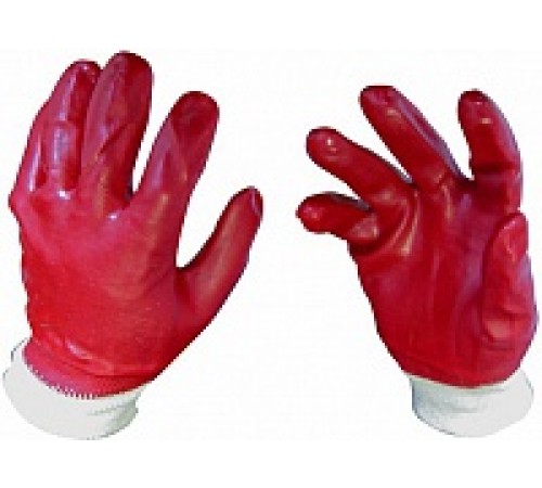 Перчатки Гранат МБС полный облив ПВХ манжет резинка