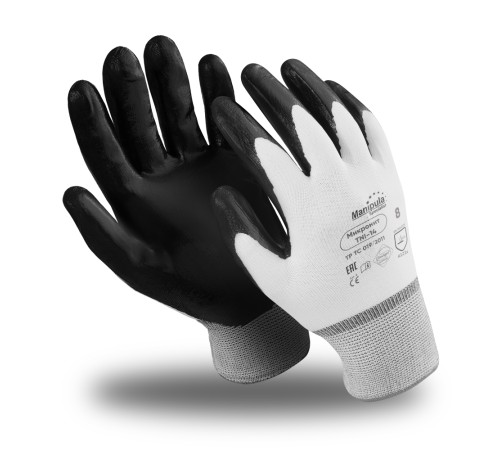 Перчатки Manipula Specialist® Микронит (нейлон+нитрил), TNI-14/MG-121