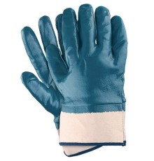 Перчатки нитриловые полный облив манжет крага