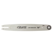 Пильная шина 16" Sturm! Паз 1,3мм, 3/8", 56 зв, хвостовик St