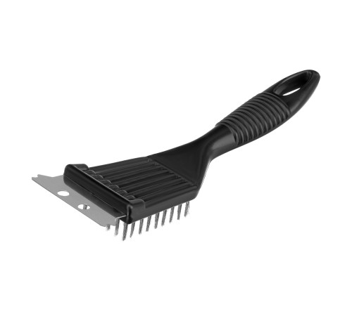 Щетка для чистки гриля 20 см, 2 в 1 (щетка, скребок) Camping Palisad