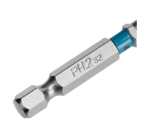 Бита PH2х50мм, сталь S2, шестигр., отрывн., 10 шт. Gross