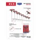 Набор ключей TORX P.I.T. ADVANCE HHEW03-T008