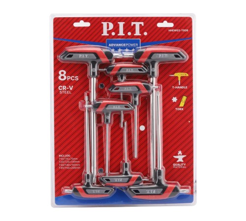Набор ключей TORX P.I.T. ADVANCE HHEW03-T008