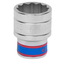 Головка торцевая стандартная двенадцатигранная 1/2", 23 мм KING TONY 433023M Головка торцевая стандартная двенадцатигранная 1/2", 23 мм KING TONY 433023M