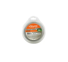 Леска для триммера, d=3.0 мм, l=10м, КРУГ, МЕТАЛ корд, блистер, Sturm!
