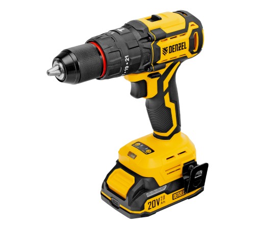 Дрель-шуруповерт аккумуляторная ударная бесщет. CIDH-BL-20, Li-Ion, 20 В// Denzel