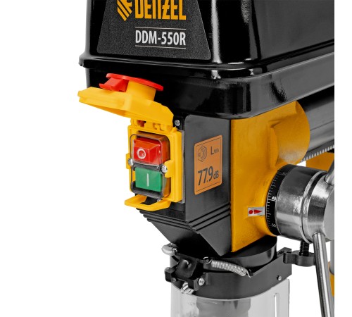 Станок сверлильный радиальный DDM-550R, 550 Вт, 16 мм, 12 ск., настольный Denzel