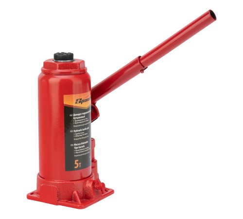 Домкрат гидравлический бутылочный, 5 т, h подъема 195-380 мм Sparta