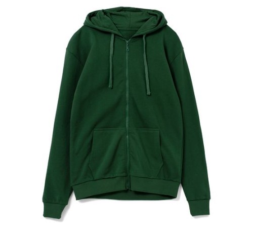Толстовка на молнии с капюшоном Siverga Heavy 2.0, темно-зеленый Толстовка на молнии с капюшоном Siverga Heavy 2.0, темно-зеленый