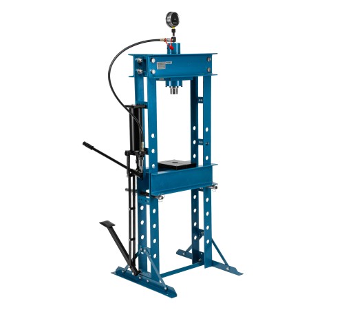 Пресс гидравлический с манометром и педалью, 30 т Stels