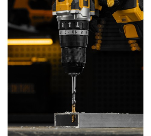 Сверло спиральное по металлу 6,5 x 100 мм, Р6М5, Golden Tip  Denzel