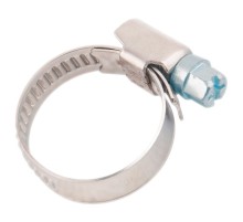 Хомуты металлические, Стандартное болтовое крепление 80-100 мм, 25 штук в упаковке, ширина 9 мм Сибртех