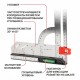 Угольник разметочный с уровнем P.I.T. DRUA HSQR03-0300