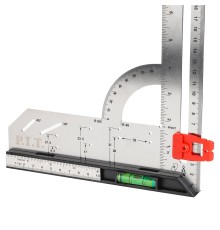 Угольник разметочный с уровнем P.I.T. DRUA HSQR03-0300