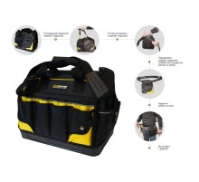 Сумка для инструментов, съёмный карман-подсумок, 46 карманов, Hanskonner