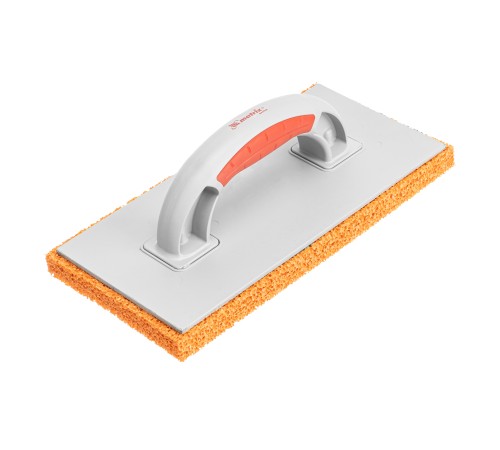 Терка пластмассовая, гидрорезиновое покрытие 18 мм, 270 x 130 мм, двухкомпонентная ручка Matrix