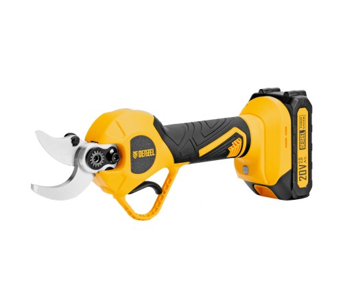 Секатор аккумуляторный, бесщет., CP-30BL, Li-Ion, 20 В, лезвия SK5 // Denzel