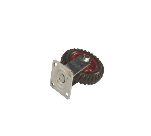 Колесо большегрузное поворотное PS 160 мм резина с протектором (F) Колесо большегрузное поворотное PS 160 мм резина с протектором (F)