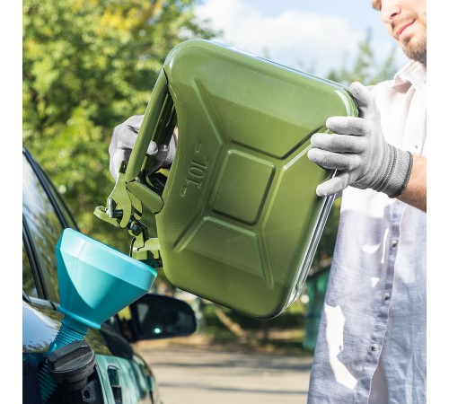 Канистра для ГСМ, металлическая, 10 литров Stels