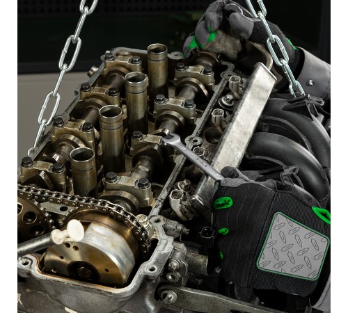 Набор ключей комбинированных 6-32 мм, 26 шт, CrV, матовый хром Stels