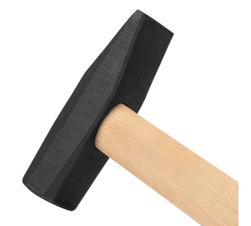 Молоток слесарный 800 г, квадратный боек, деревянная рукоятка Сибртех
