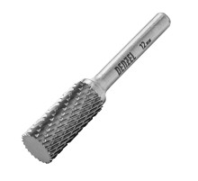 Борфреза по металлу твердосплавная, цилиндрическая, тип-А, 12 мм Denzel