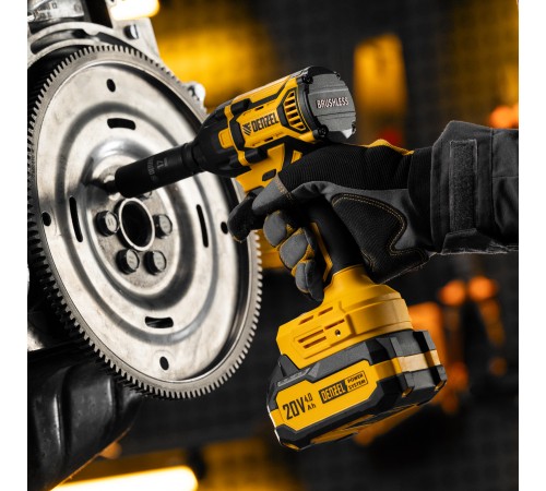 Гайковерт ударный аккумуляторный бесщет. CIWH-BL-20-350, Li-Ion, 20 В// Denzel