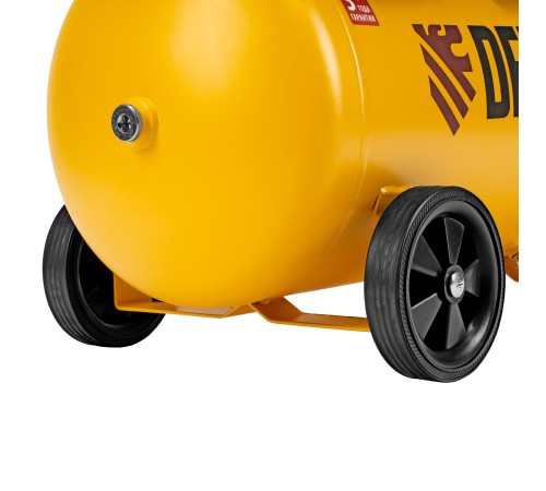 Компрессор безмасл. малошумный DLP -3000/50, 3 кВт, 2х1,5 кВт,50 л, 2850 об/мин,500 л/мин Denzel