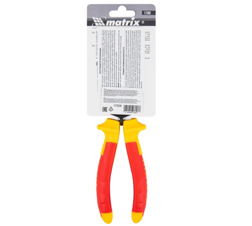 Бокорезы Insulated, 160 мм, двухкомпонентные рукоятки Matrix Professional Бокорезы Insulated, 160 мм, двухкомпонентные рукоятки Matrix Professional