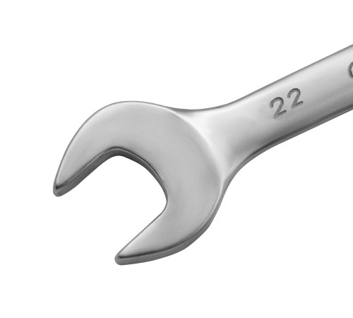 Ключ комбинированный, 22 мм, CrV, матовый хром Matrix