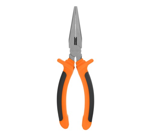 Длинногубцы прямые Comfort, 180 мм, шлифованные, двухкомпонентные рукоятки Sparta