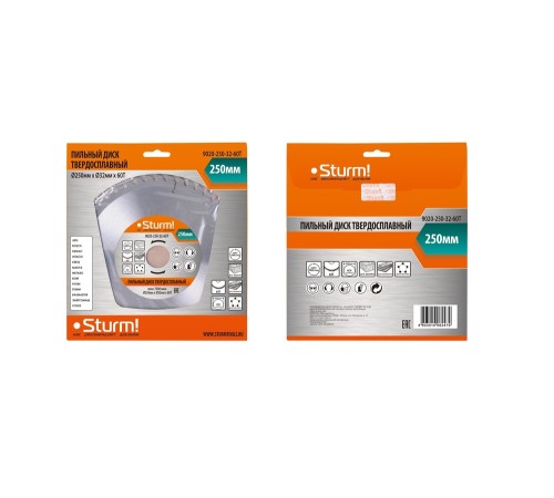 Диск пильный Sturm! 9020-250x32x60T Диск пильный Sturm! 9020-250x32x60T