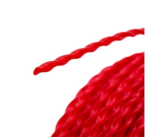 Леска для триммера овальная витая, 2.0 мм х 15 м, Сибртех