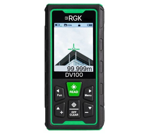 Лазерный дальномер с видоискателем RGK DV100 с поверкой
