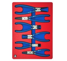 Набор съемников стопорных колец, ложемент, 6 предметов МАСТАК 5-3306